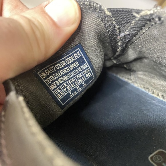 Skechers Relaxed Fit Shoes Mens Size 8.5 Black Memory Foam Slip On SN 64372 - Picture 10 of 11